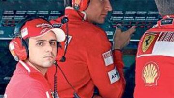 <b>CON SU EQUIPO. </b>Massa se reencontró con sus compañeros.