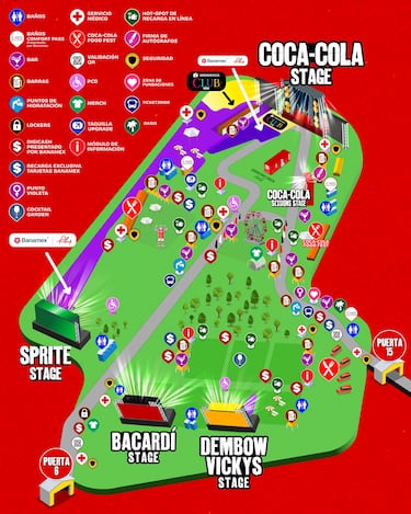 Flow Fest 2025: Mapa del festival, horarios y rutas para llegar