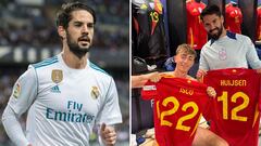 La captura de pantalla de Huijsen en su chat de Instagram con Isco en 2017 que ha viralizado