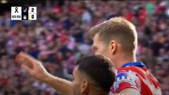 Estaba siendo el más criticado y la plantilla reaccionó con De Paul así tras el 2-0: dice mucho