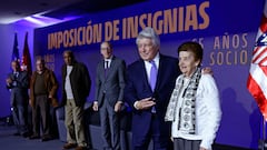 El Atlético honra a sus socios más veteranos