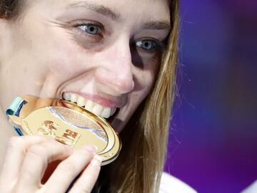 Mireia Belmonte ha conseguido la medalla de oro en los Mundiales de Natación de Budapest.