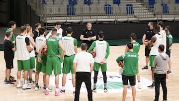 Ibon Navarro, al frente del Unicaja la pasada temporada.