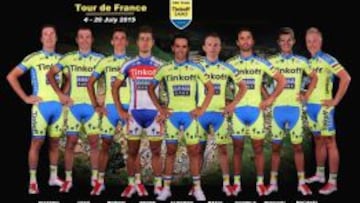 Alberto Contador, l&iacute;der del Tinkoff Saxo para el Tour de Francia