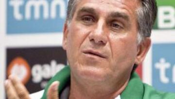<b>INSISTENTE. </b>Queiroz quiere que Cristiano esté el miércoles con la selección.
