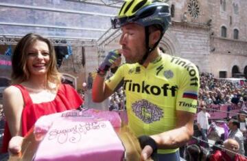 Matteo Tosatto celebra su cumpleaños. 