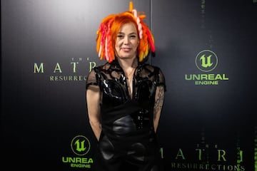 Lana Wachowski hace unos días en el estreno de 'The Matrix Resurrections' en San Francisco.