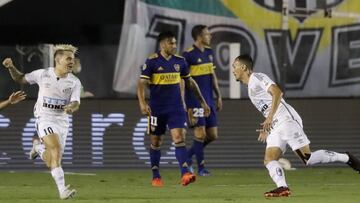 Santos barrió a Boca y lo dejó sin el sueño copero