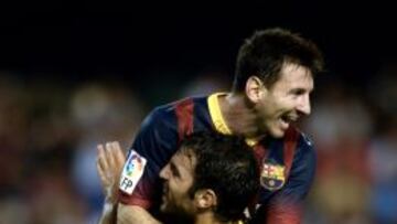 AMIGOS. Fàbregas y Messi se conocen desde su etapa juvenil.