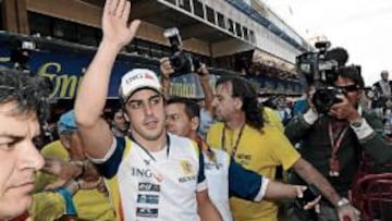 <b>FANTÁSTICOS RECUERDOS. </b>Alonso ha ganado en las dos últimas visitas al Principado.