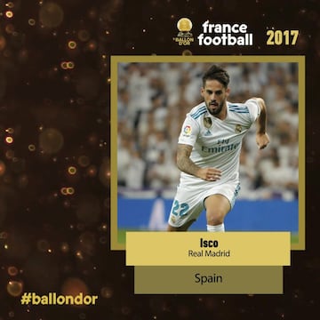 La clasificación del Balón de Oro en imágenes