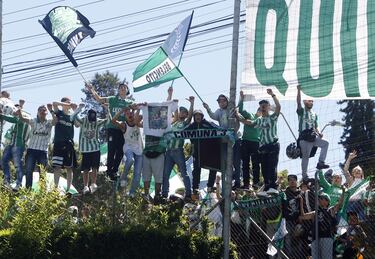 En imágenes: Así fue el banderazo de la hinchada de Nacional