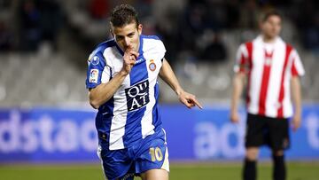 Luis Garc¨ªa, en 2008, en un partido de Copa ante el Athletic.