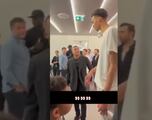 Vídeo: ¡La diferencia de tamaños es abismal! El saludo entre Mbappé y Wembanyama