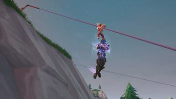 ¿Dónde están las tirolinas en Fortnite?