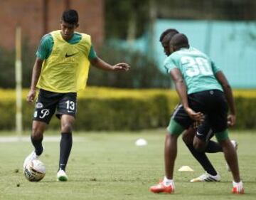 Atlético Nacional se entrena en Guarne antes del partido contra Estudiantes por la Copa Libertadores.