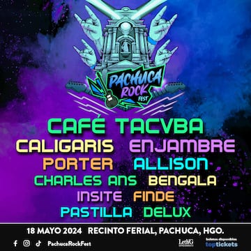 ¿Quiénes se presentarán en el Pachuca Rock Fest 2024?