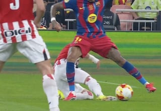 Polémica en el 1-0: “No es falta, se tira Raphinha”