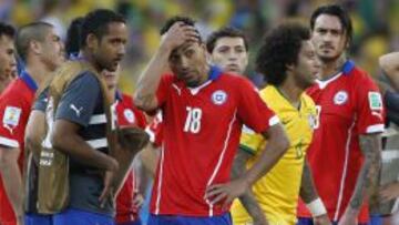 La Roja lamenta su eliminación en el Mundial de 2014. Fue la séptima caída consecutiva.