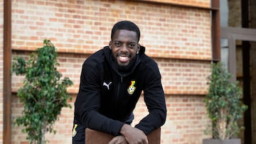 26/09/22 ENTREVISTA Iñaki Williams durante la concentracion de la seleccion de Ghana en Lorca 