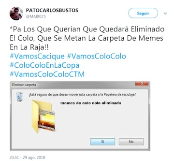 Los divertidos memes que dejó la clasificación de Colo Colo