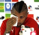 Vidal: "Me gustaría que me cuidaran más en Chile"