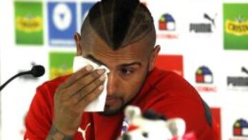 Vidal: "Me gustaría que me cuidaran más en Chile"