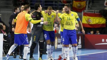 05/02/19  PARTIDO DE FUTBOL SALA  DESAFIO MUNDIAL   ESPA&Ntilde;A SELECCION ESPA&Ntilde;OLA  -  BRASIL  GOL   ALEGRIA 
 