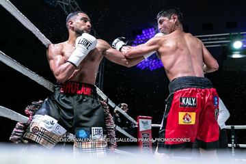 El boxeador de Gallego Prada Moussa Gholam contra Abraham Montoya.