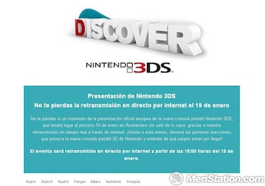 Nintendo 3DS saldrá el 25 de marzo a un precio aún desconocido