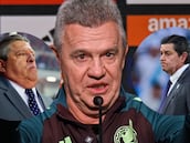 Aguirre abraza a Tena y el ‘Piojo’ Herrera