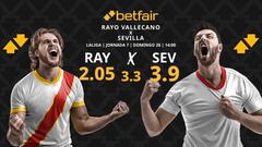 Rayo Vallecano vs. Sevilla FC: horario, dónde ver, pronósticos y clasificación