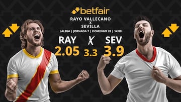 Rayo Vallecano vs. Sevilla FC: horario, dónde ver, pronósticos y clasificación