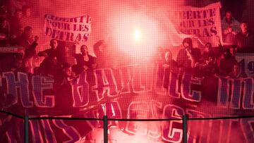 Ultras en el fútbol.