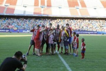 Jackson Martínez durante su presentación en el Vicente Calderón.