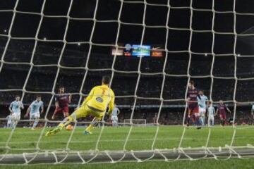 El penalti de Messi desde atrás