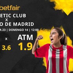 Athletic Club Femenino vs. Atlético de Madrid Femenino: horario, TV, estadísticas, clasificación y pronósticos