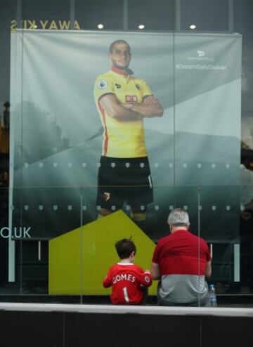 Football Soccer Britain - Watford v Arsenal - Premier League - Vicarage Road - 27/8/16 General view outside the stadium before the game