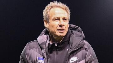Jürgen Klinsmann en el encuentro ante el Eintracht de Frankfurt.