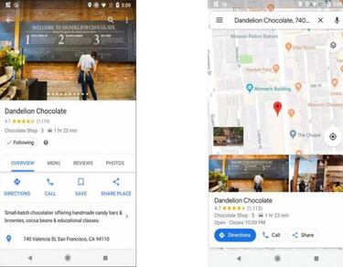 Google Maps te avisará de las novedades de tus restaurantes favoritos