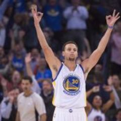 Un marciano llamado Stephen Curry (31) acaba con los Clippers