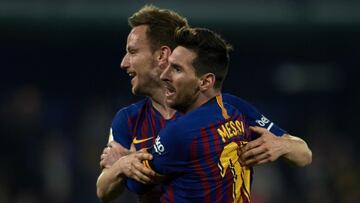 Rakitic y Messi tomaron el Bernab&eacute;u en 2017.
