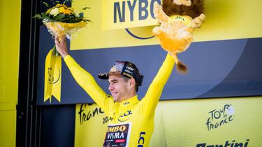 El ciclista belga Wout Van Aert del Jumbo-Visma
