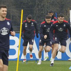 Optimismo con los tocados en el Depor para recibir al Mirandés