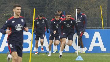 Entrenamiento Deportivo de La Coruña. pablo Vázquez