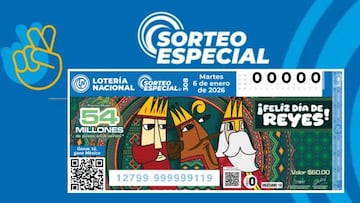 Consulta la lista de resultados del Sorteo Especial 308 de la Lotería Nacional, hoy martes 6 de enero del 2026.