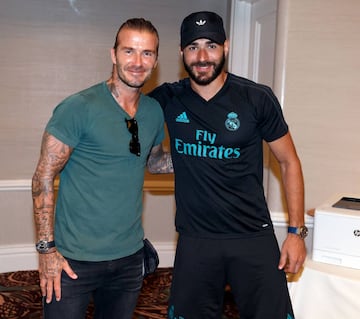 Beckham visits Real Madrid