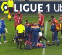 Umtiti fue sustituido en el Lille-Reims por una posible conmoción cerebral