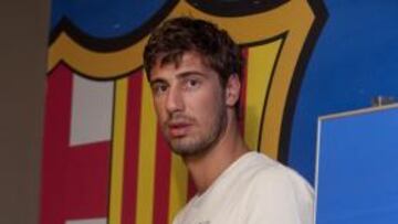 <b>EL 'TECHO' AZULGRANA. </b>Tomic quiere triunfar en Barcelona.