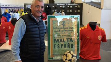 Poli Rincón donó a un museo el balón del histórico 12-1 a Malta